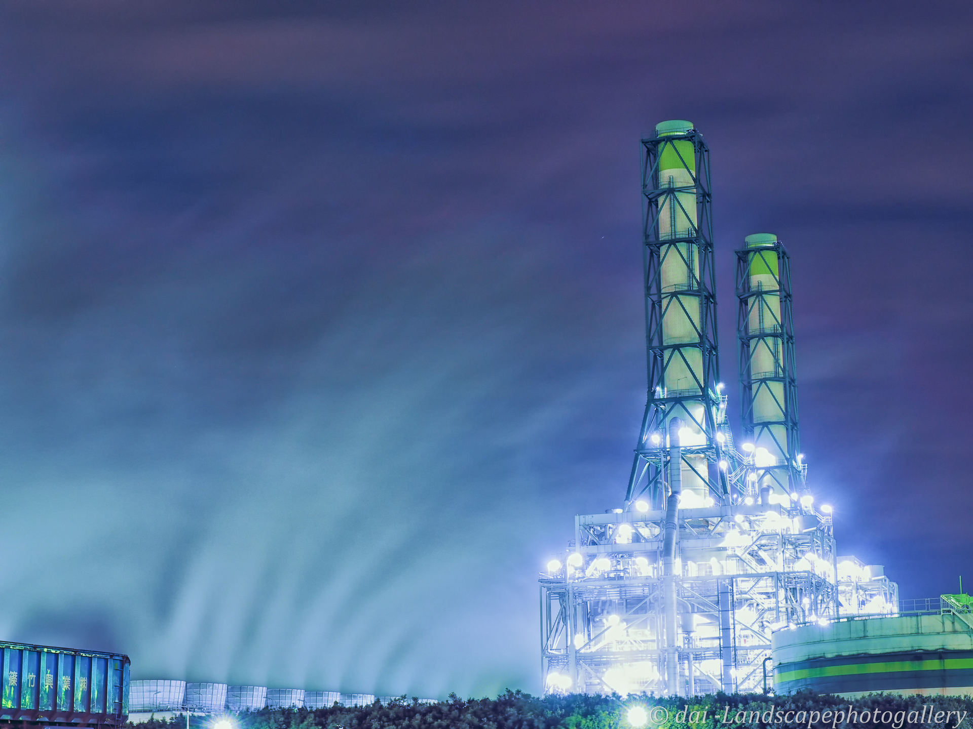 扇町工場夜景 神奈川県川崎市川崎区扇町 Landscapephotogallery