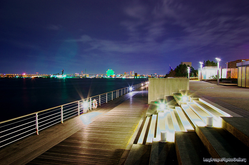 大阪港の夜 大阪市大阪市住之江区南港 Landscapephotogallery