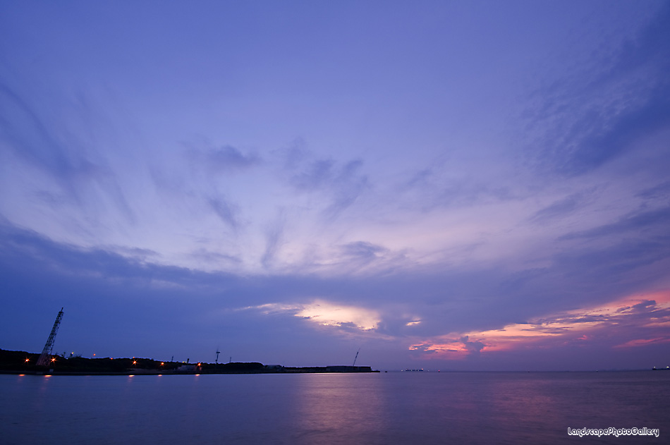 夕闇迫る頃（千葉県袖ケ浦市北袖周辺）: LandscapePhotoGallery