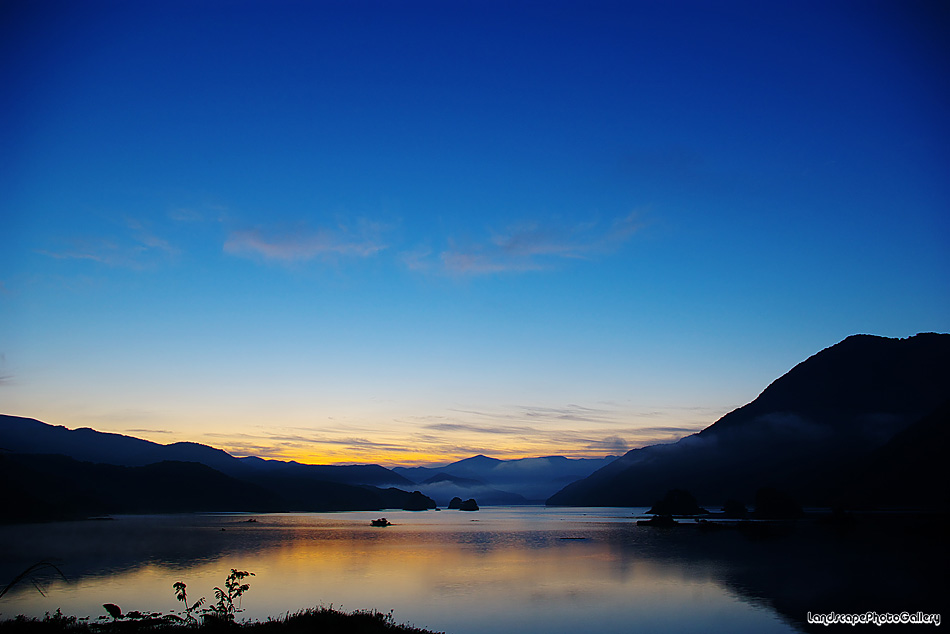 秋元湖 朝景