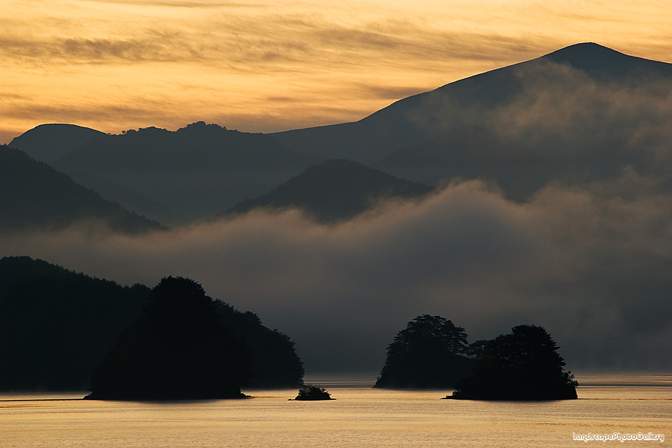 秋元湖 朝景