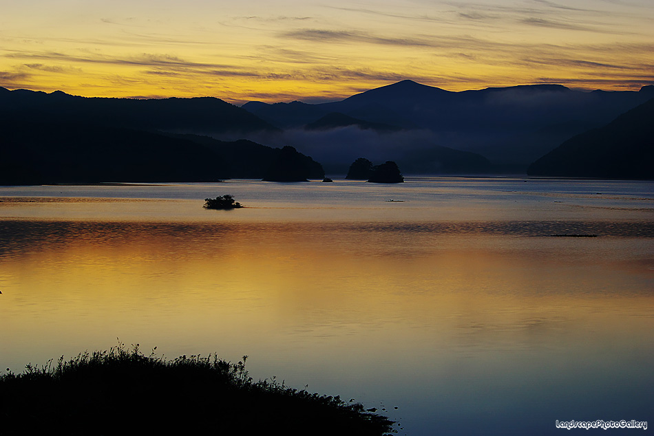 秋元湖 朝景