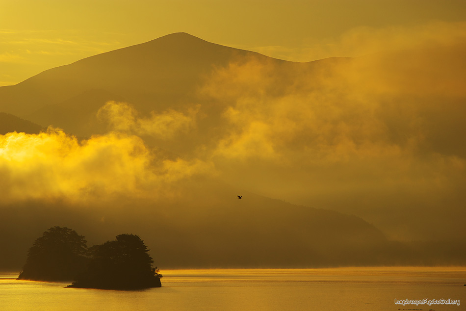 秋元湖 朝景