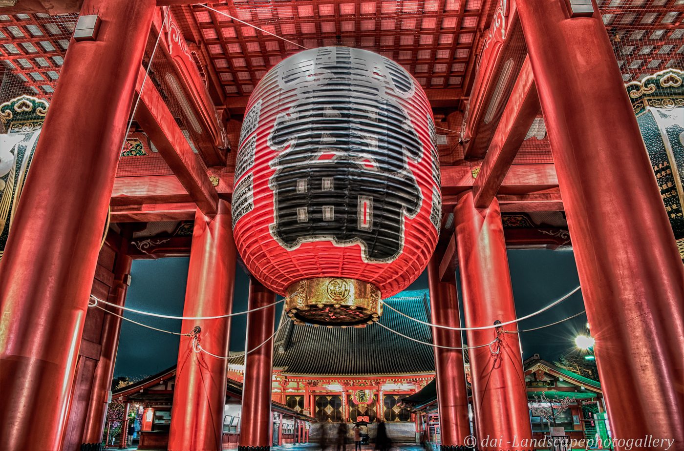 夜の浅草寺【HDRi】