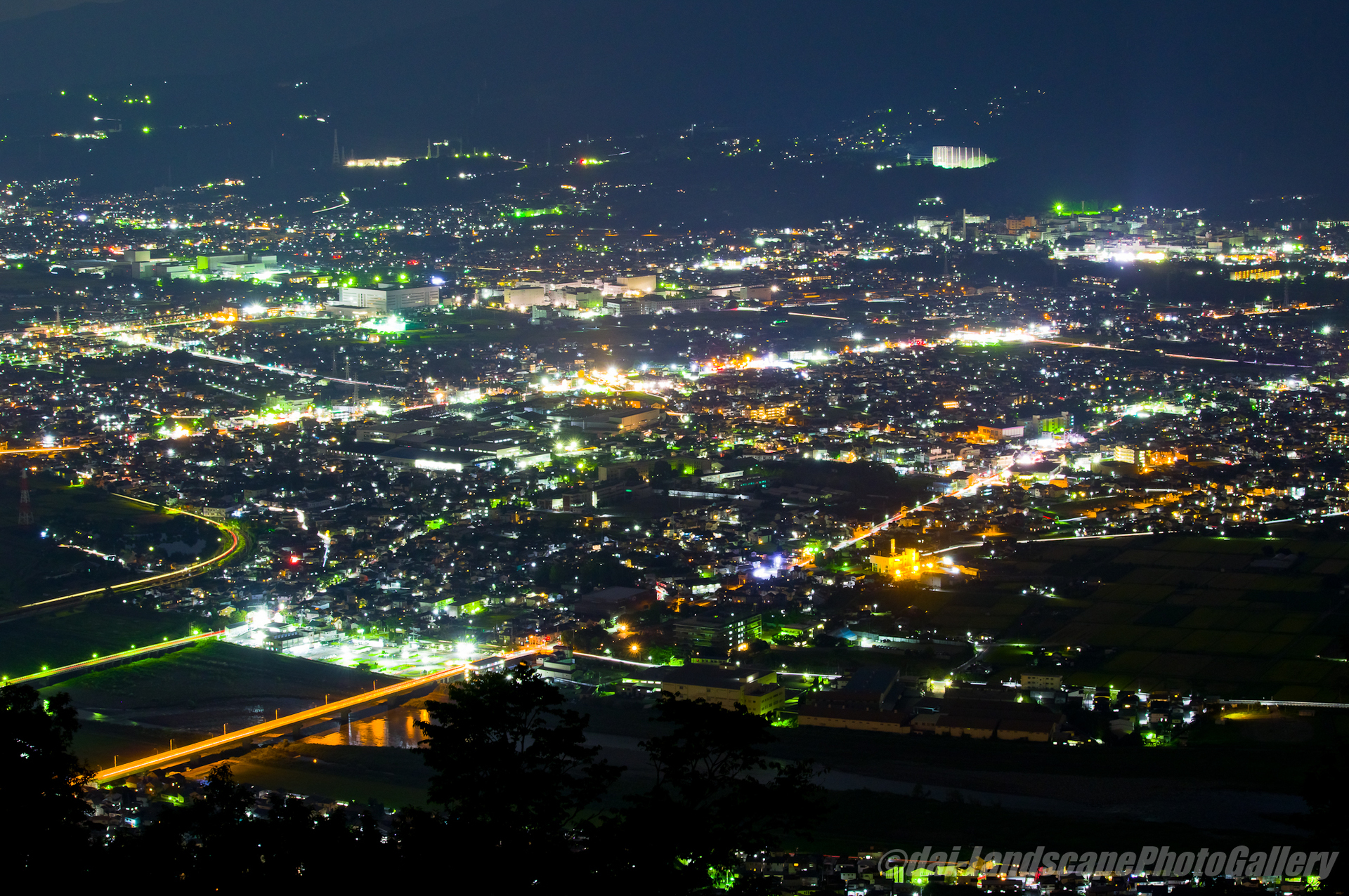 足柄平野夜景