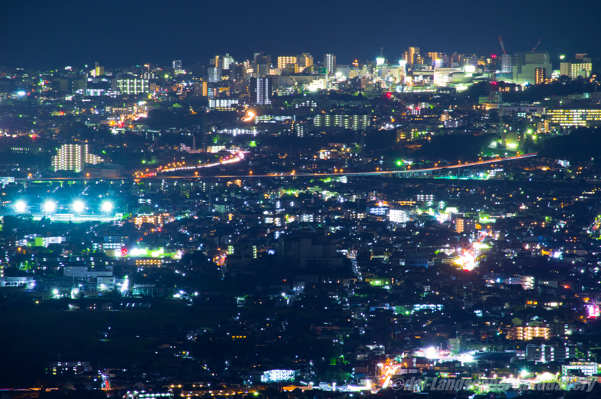 足柄平野夜景