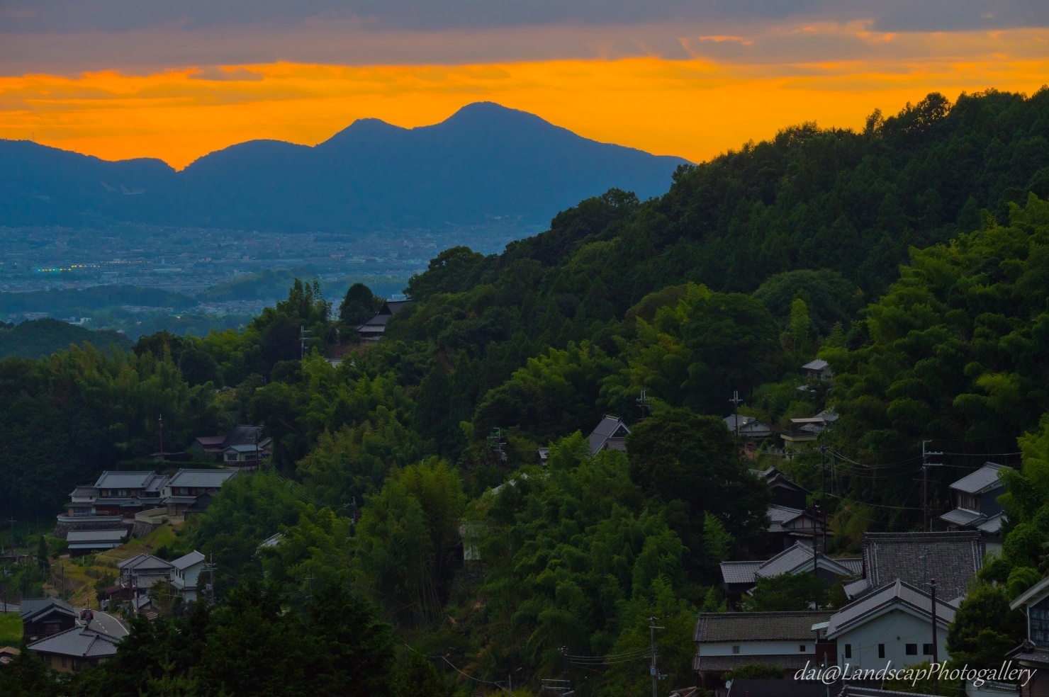明日香村 山間の集落