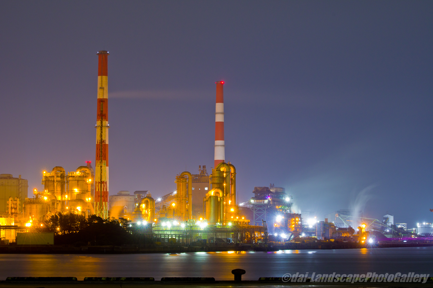 出洲埠頭 製鉄所夜景
