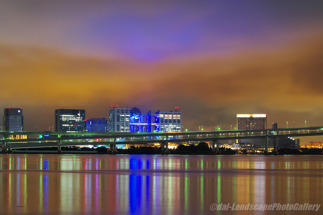 東京湾岸お台場夜景