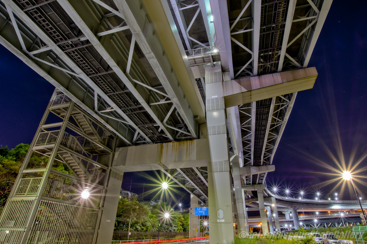 葛西ジャンクション夜景【HDRi】