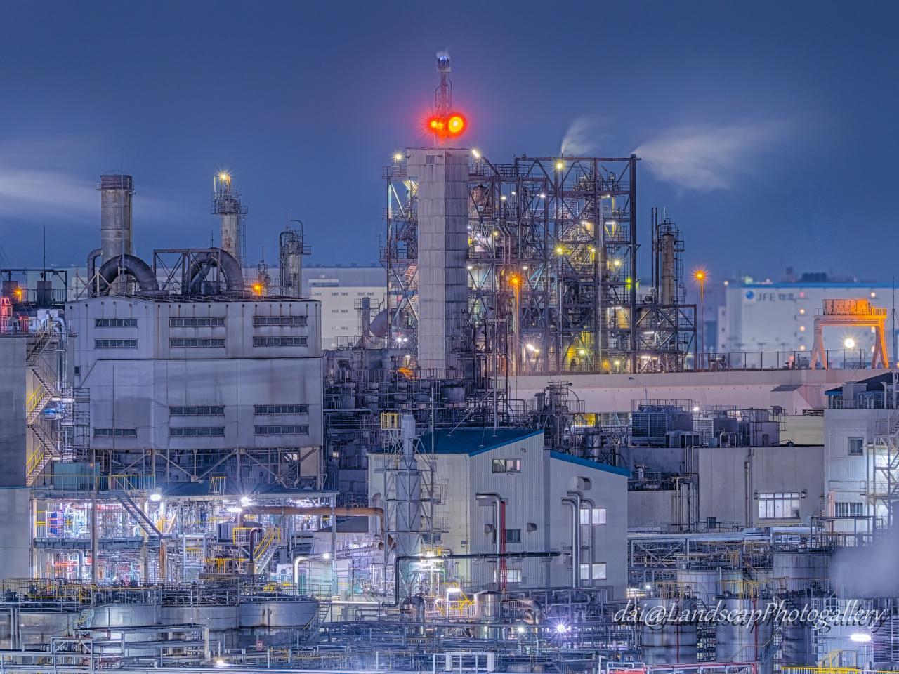 京浜工業地帯の夜景【HDRi】