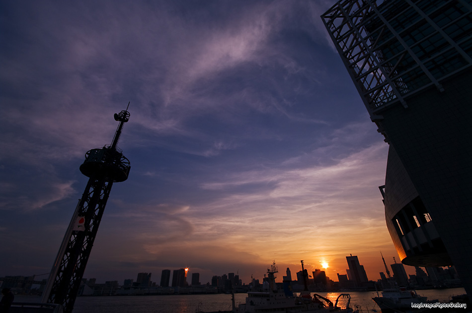 晴海客船ターミナル夕景