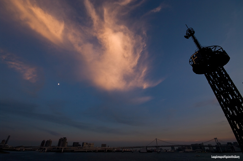 晴海客船ターミナル夕景