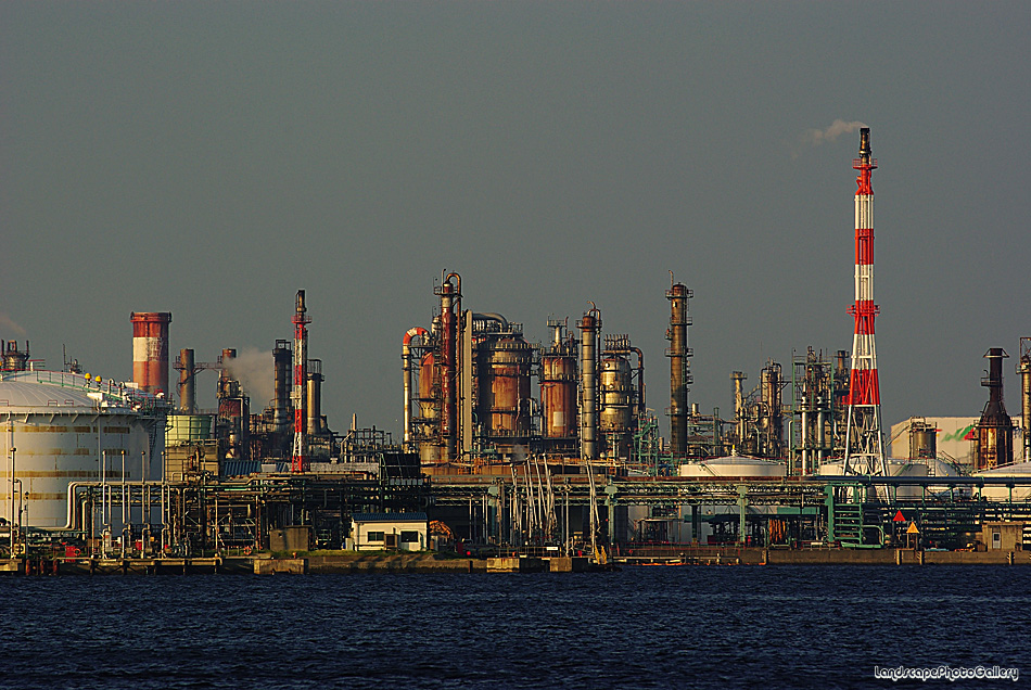 浮島町化学プラント風景