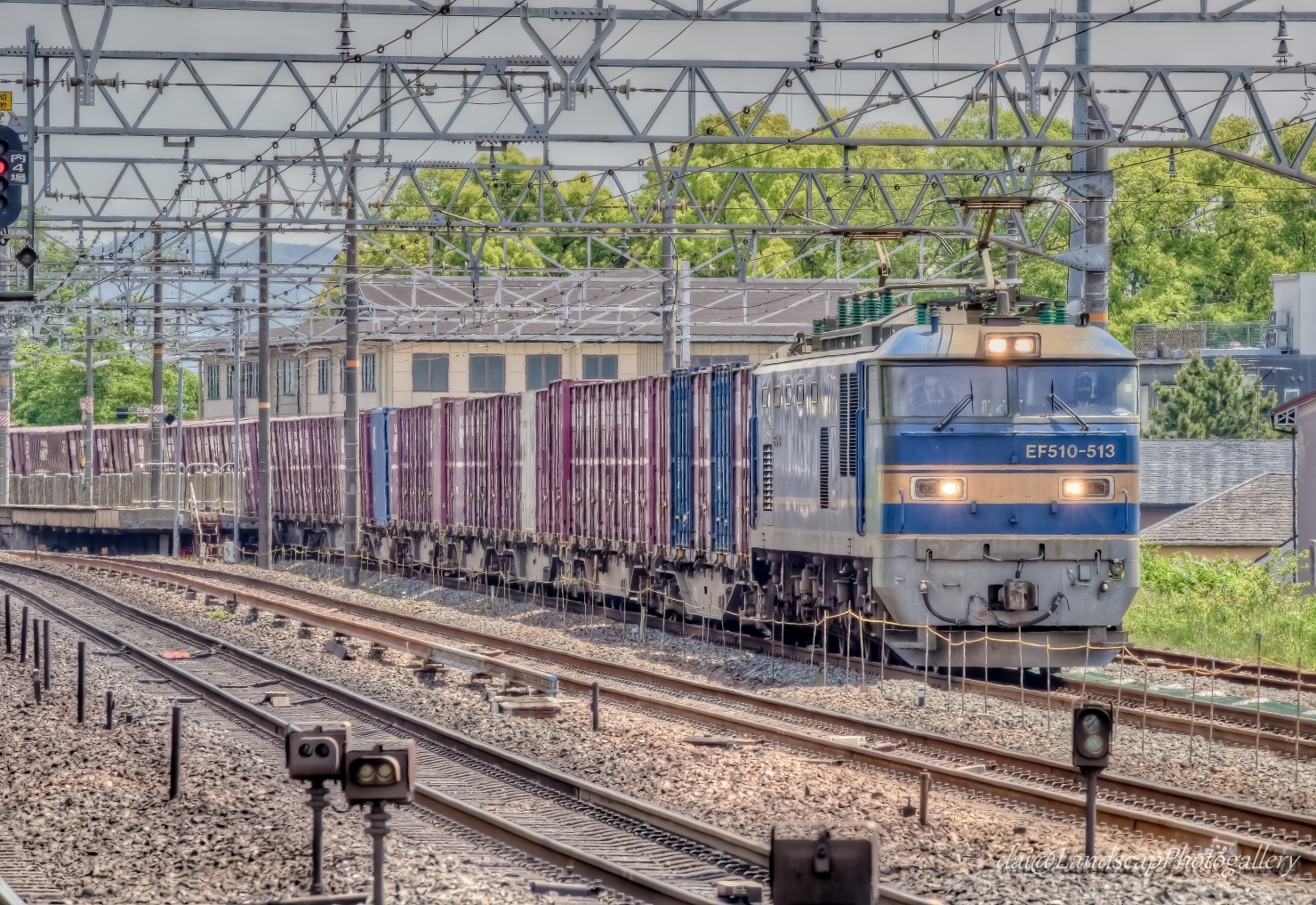EF510-513 コンテナ列車【HDRi】