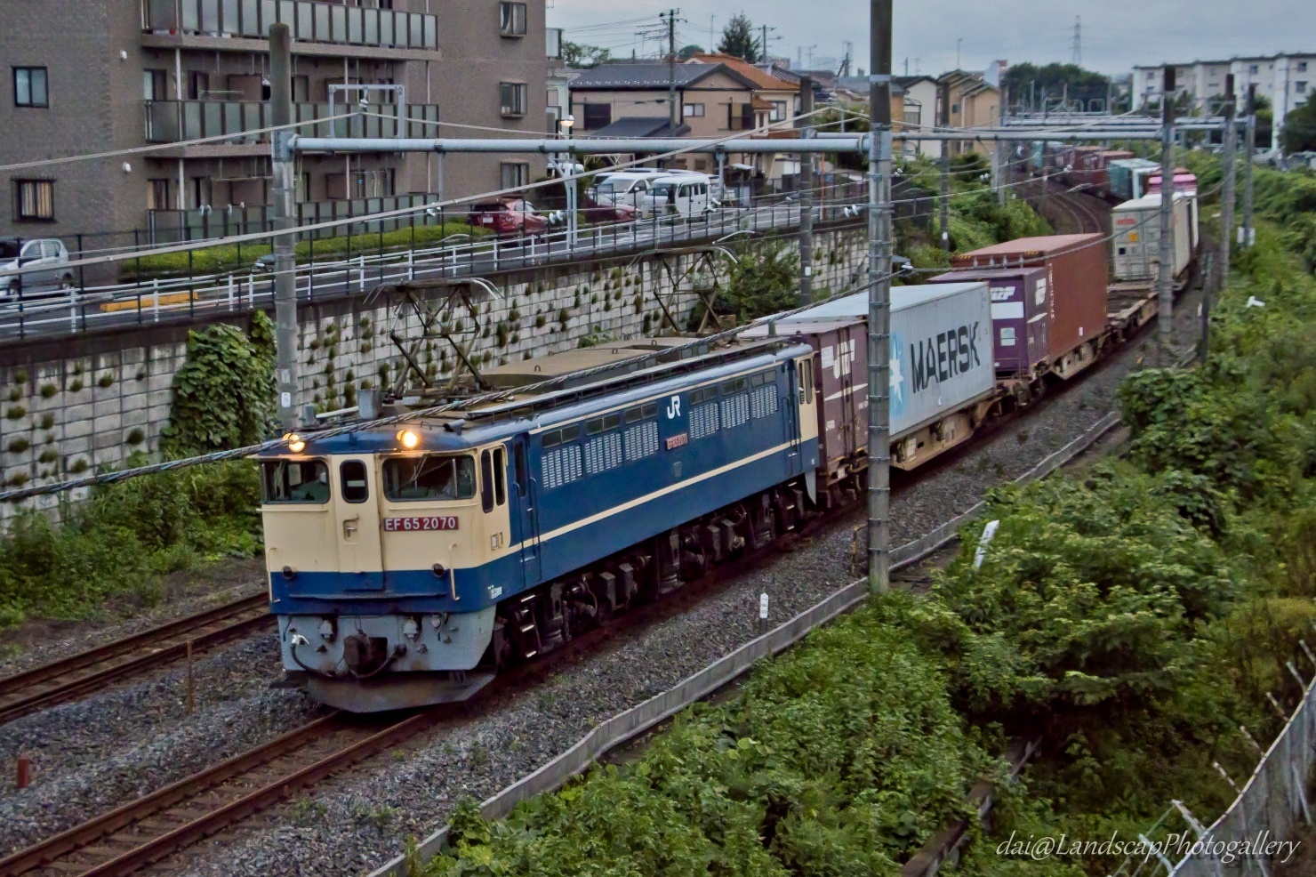 EF65-2070 海上コンテナ列車