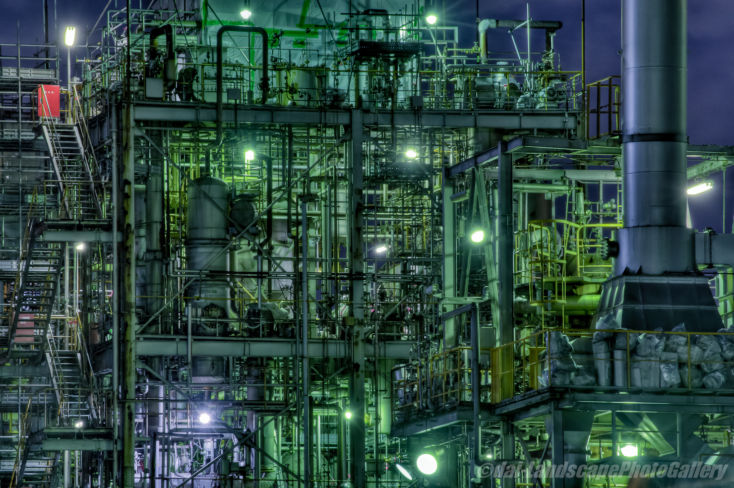 川崎工場夜景【HDRi】