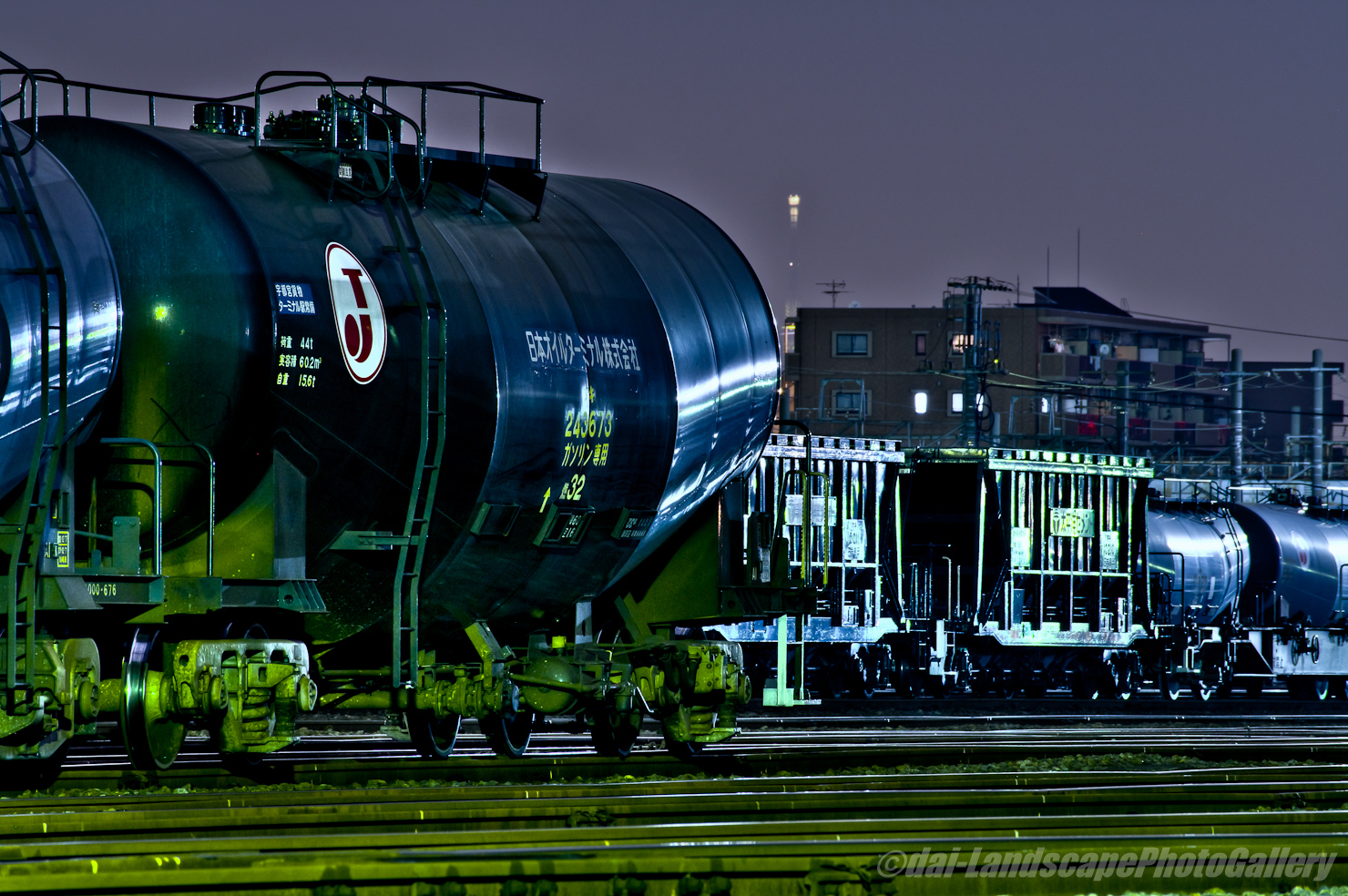 川崎車両所夜景【HDRi】