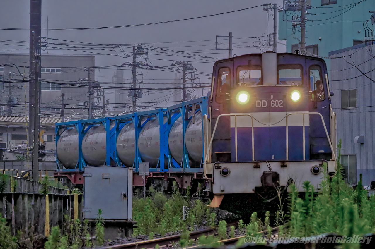 神奈川臨海鉄道千鳥線の貨物列車【HDRi】