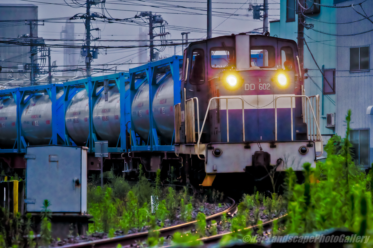 神奈川臨海鉄道千鳥線の貨物列車【HDRi】
