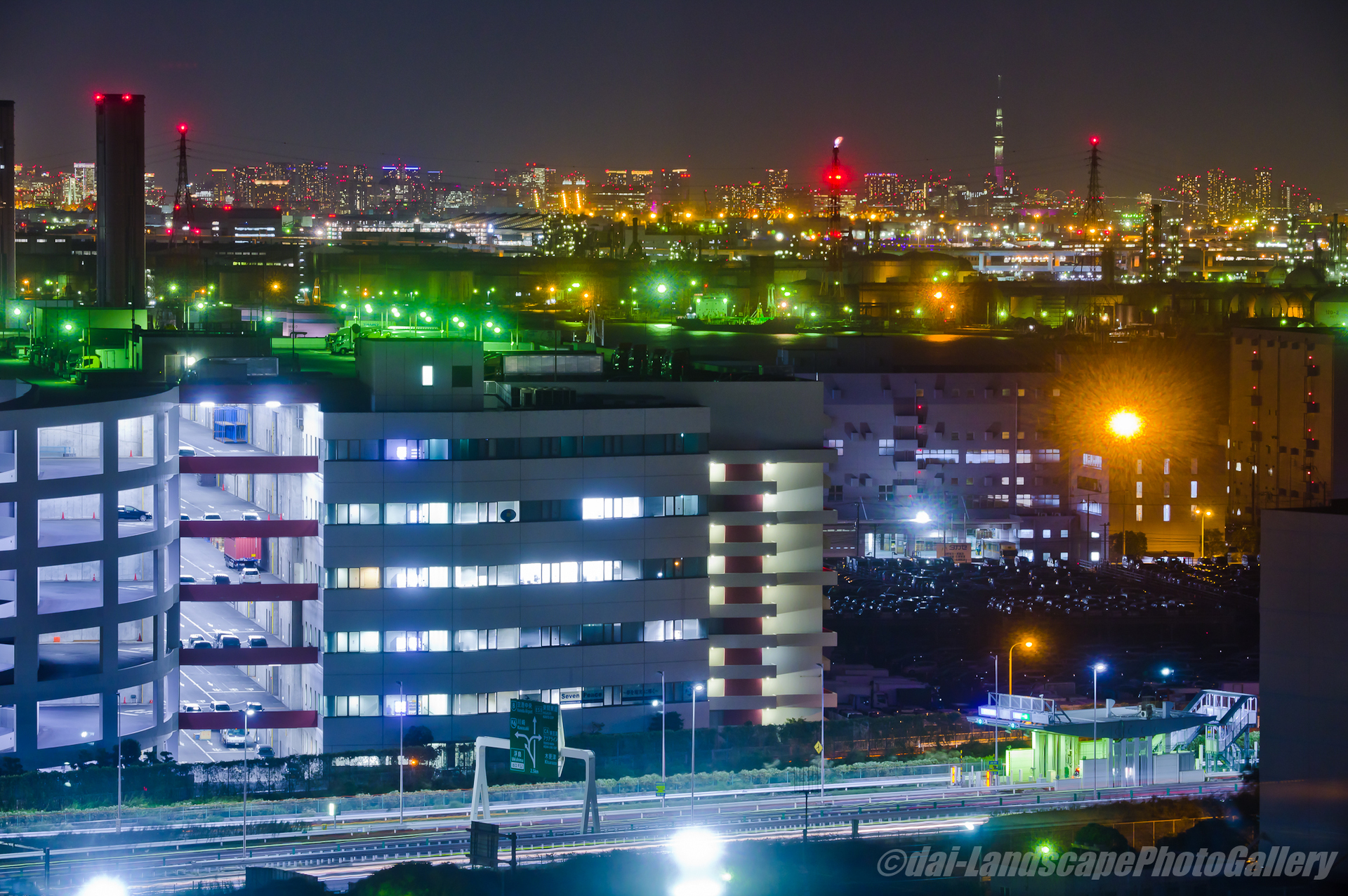 川崎マリエン夕夜景