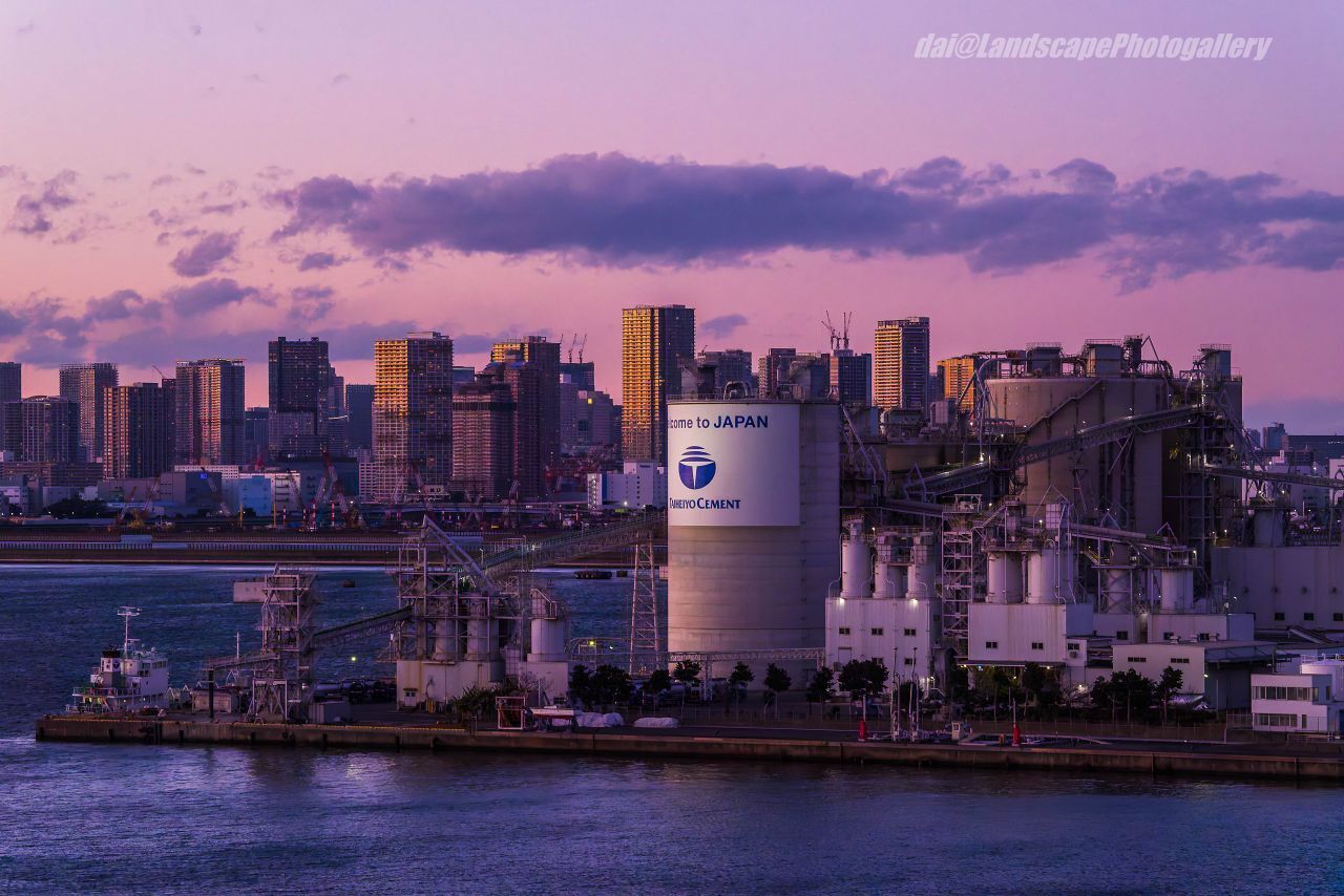 東京ゲートブリッジからの夕景