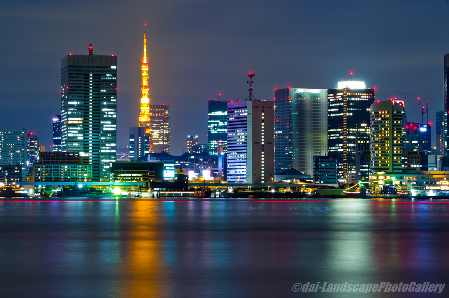 絵画 645 油絵/風景/街景/東京/東京湾/埠頭/晴海/豊洲/P8号 風景画 F60号 TADAOMI KAWASAKI LANDSCAPE ART 【オーダーメイド