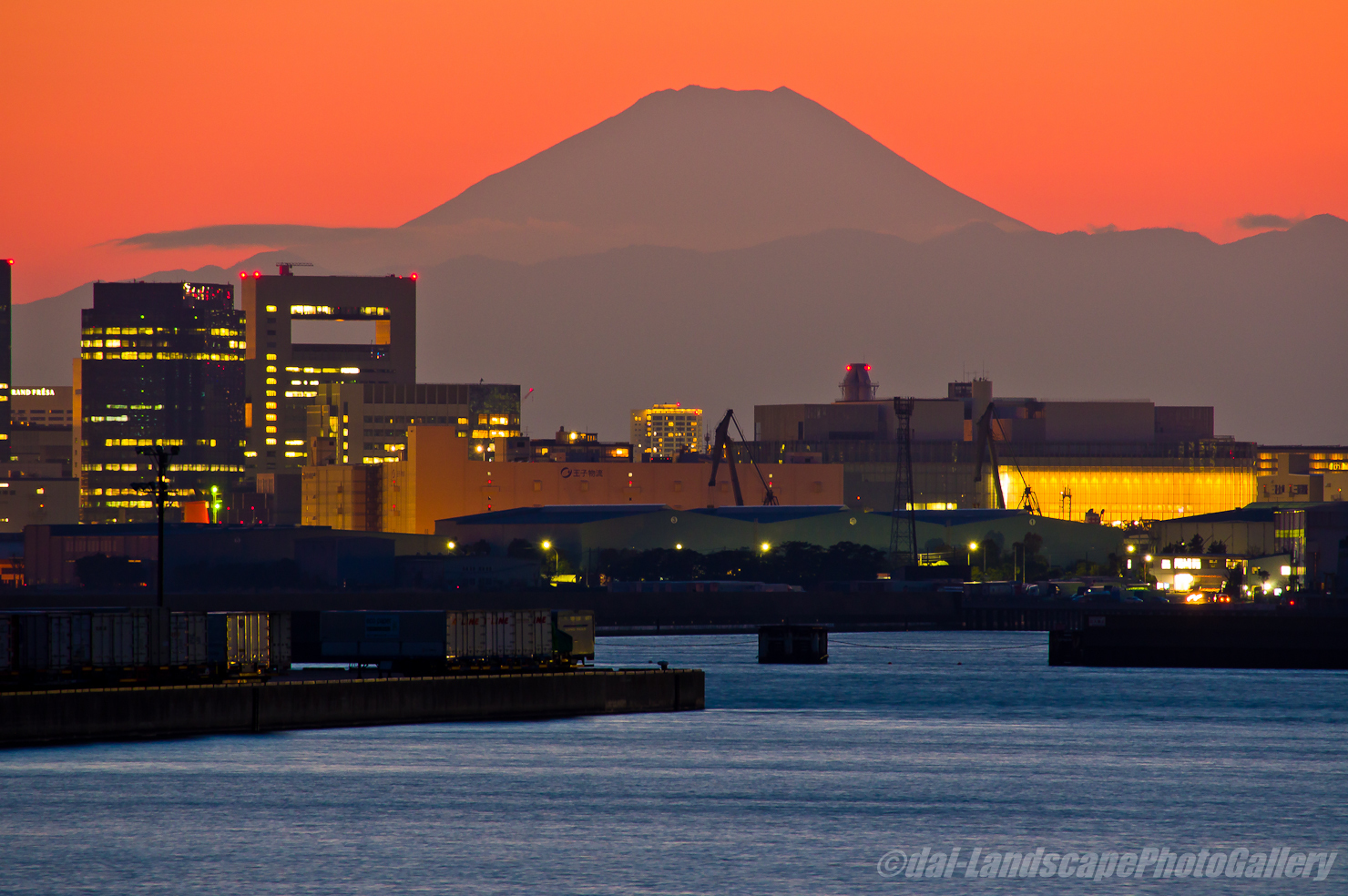 富士夕景