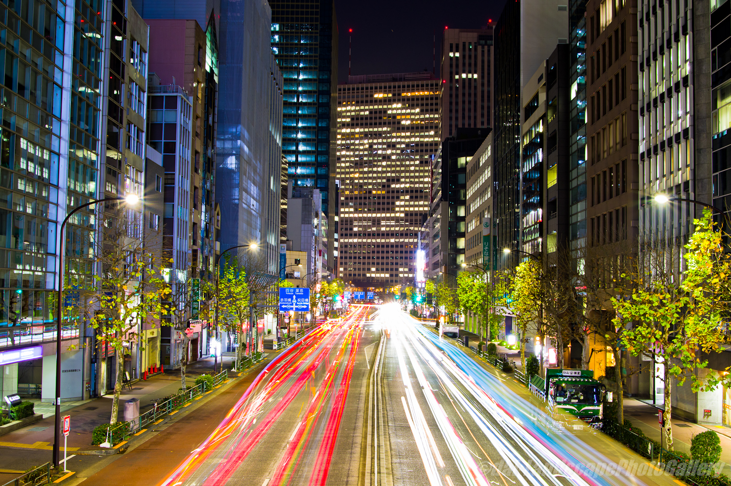 外堀通り夜景