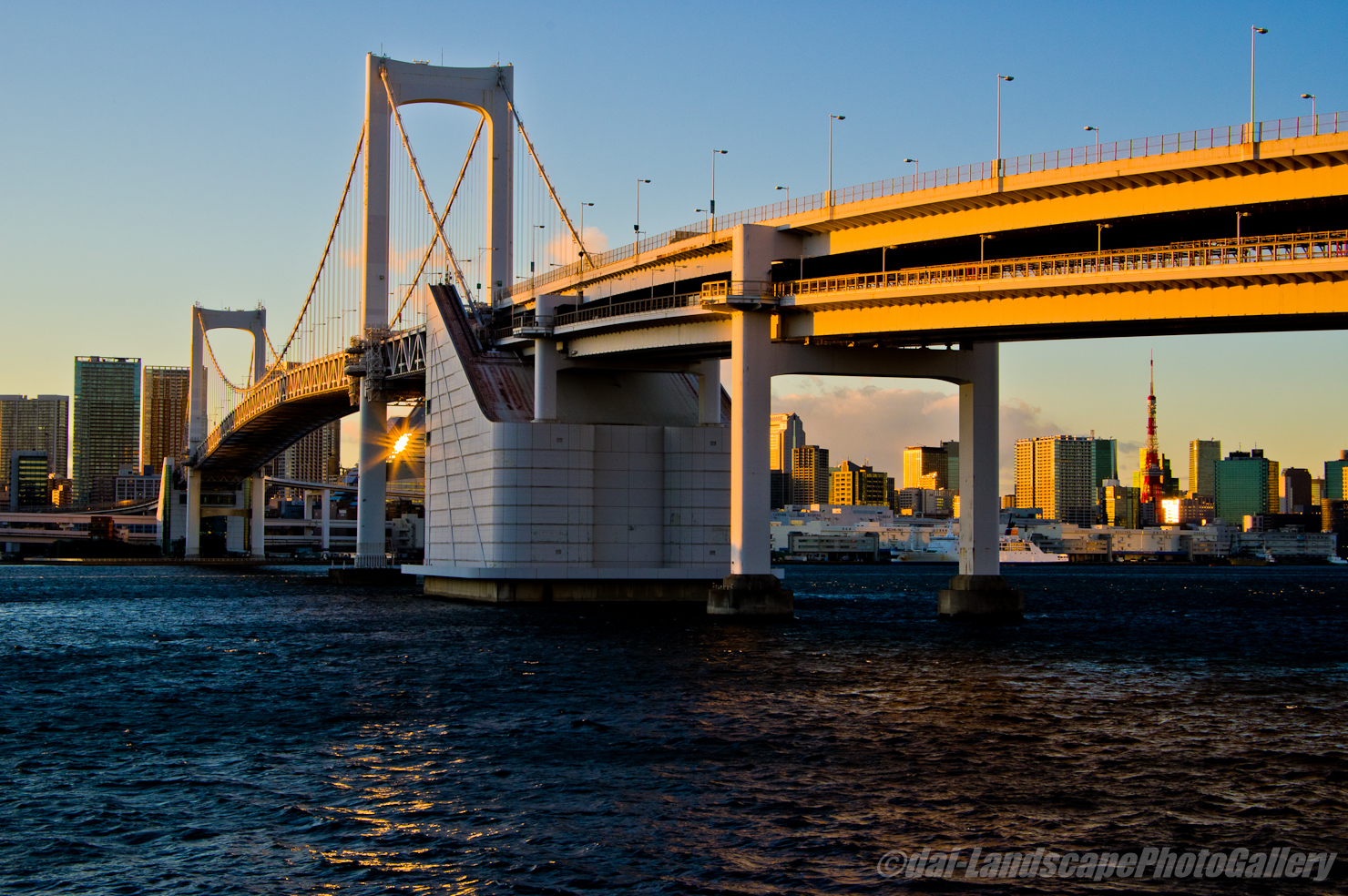 お台場夕景