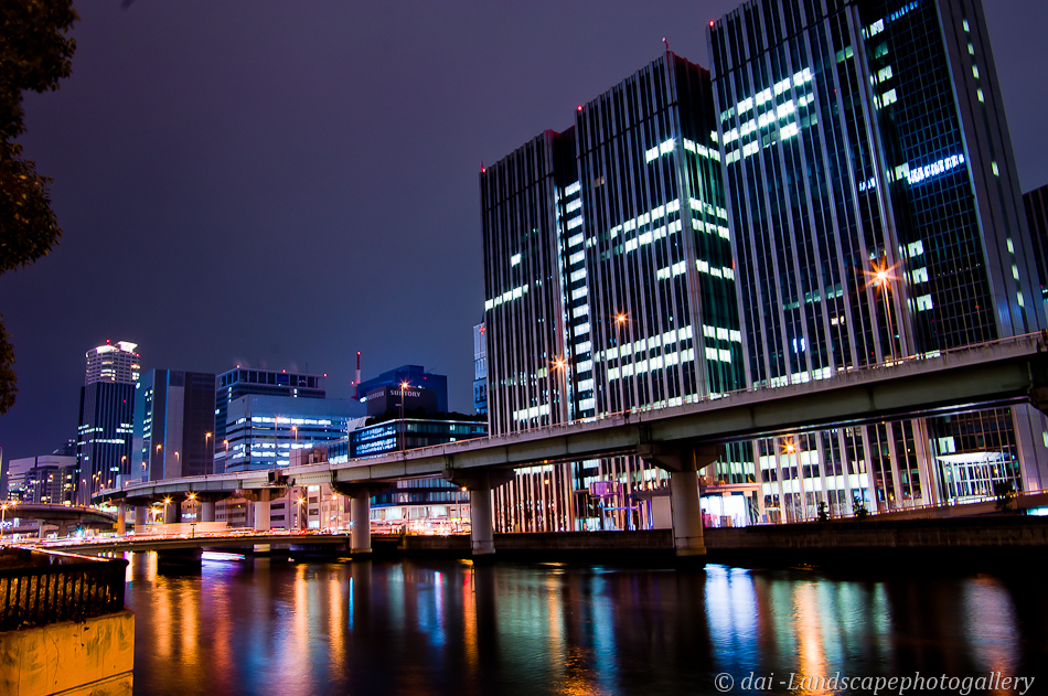 大阪水辺夜景