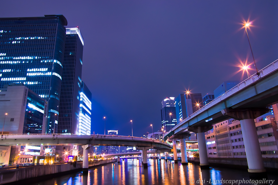 大阪水辺夜景