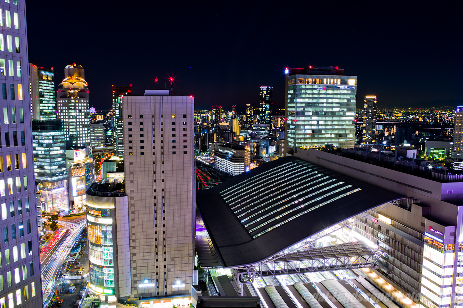 阪急グランドビル展望台夜景