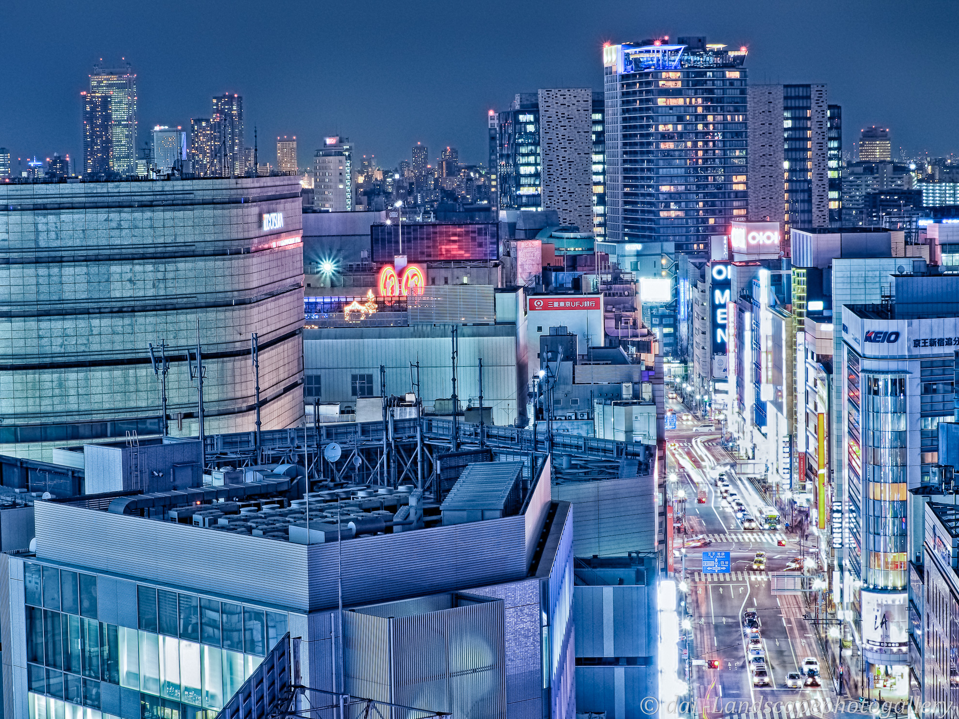 新宿夜景【HDRi】