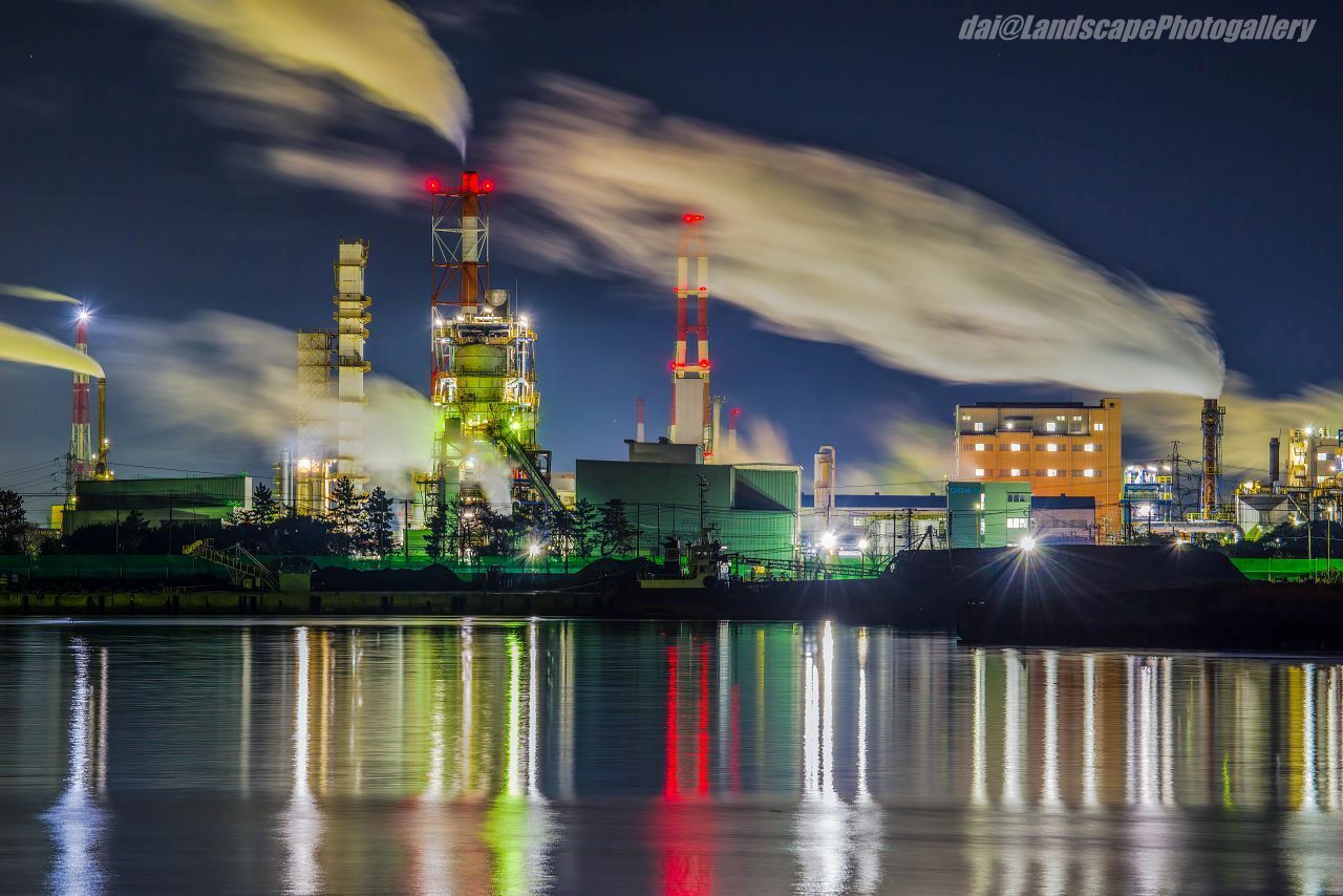 京葉臨海工業地域の工場夜景’
