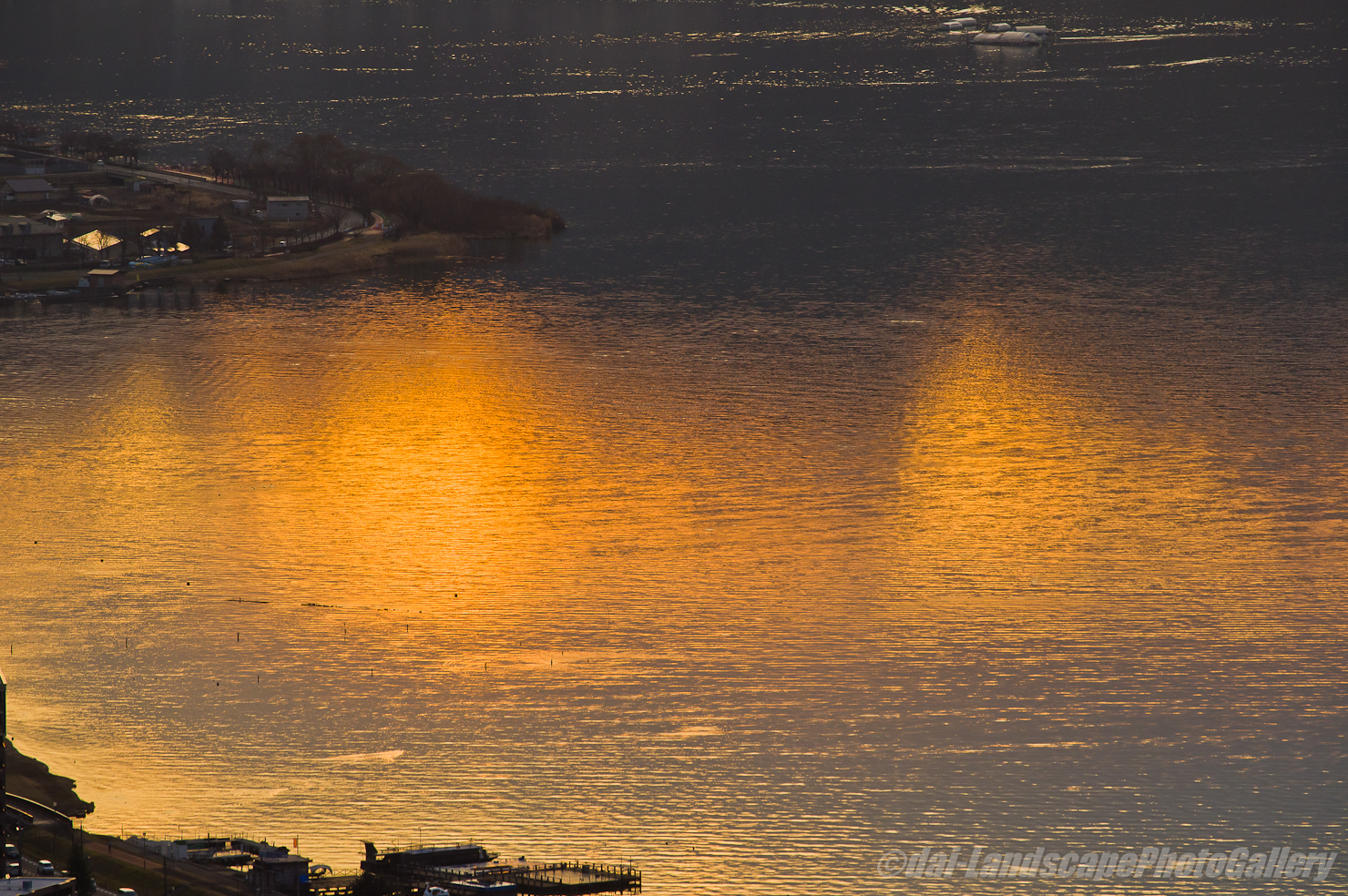 諏訪湖夕景
