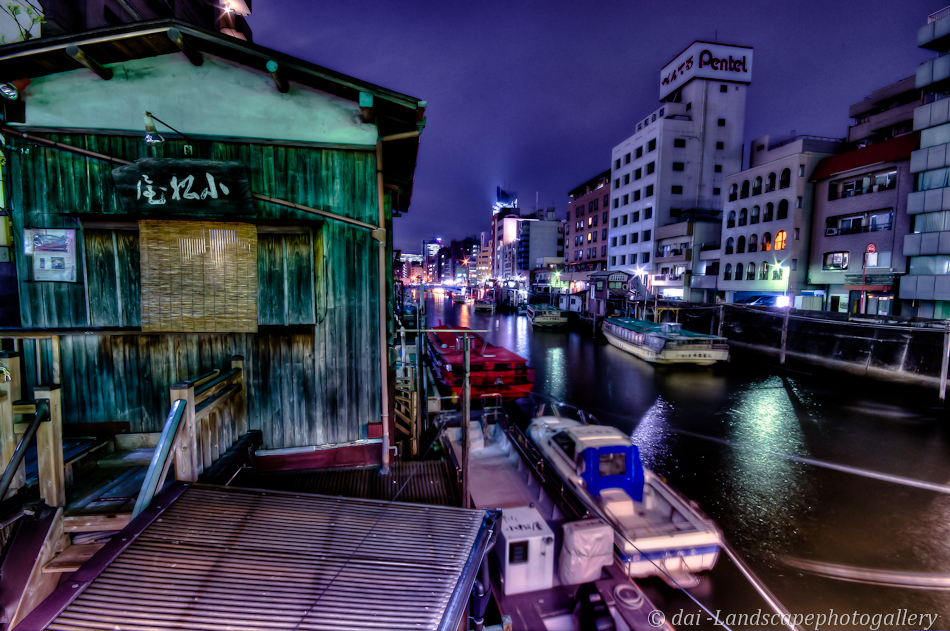 柳橋夜風景【HDRi】