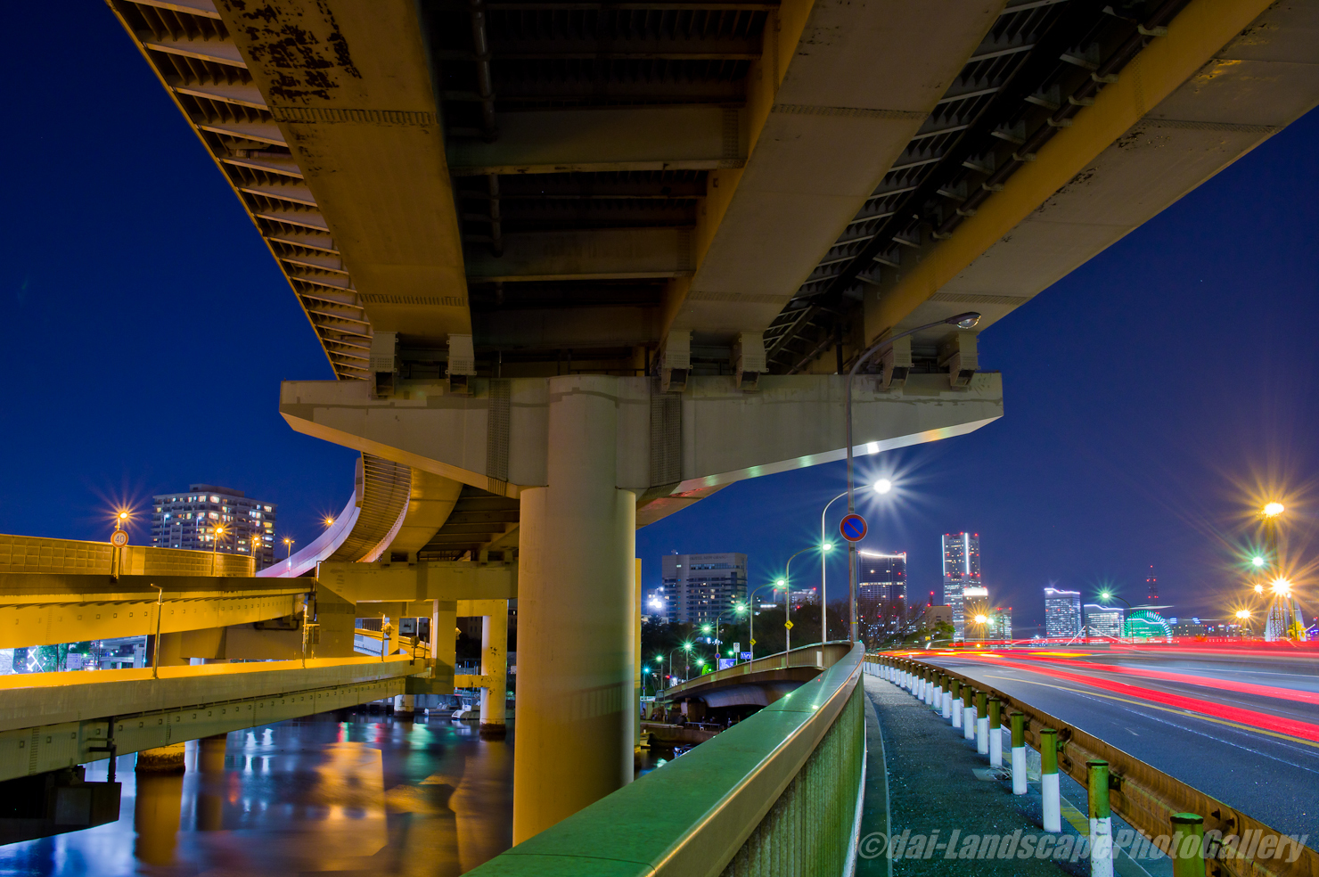 堀川河口夜景