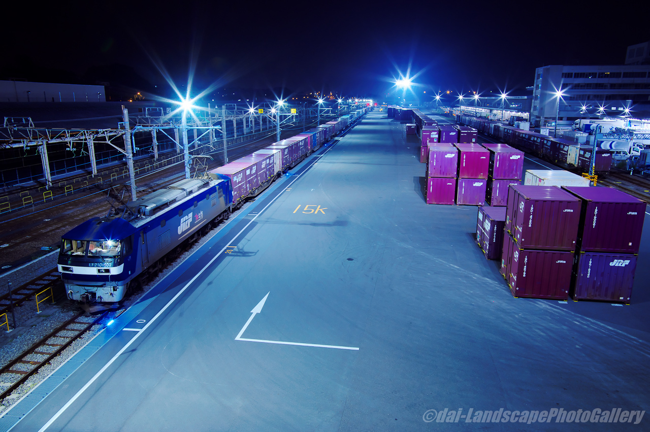 横浜羽沢駅 夜景